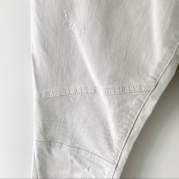 MAISON SCOTCH Mid-Rise Straight Fit Jeans Ivory / Gold - Picture 6 of 8